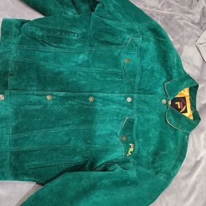 Fila Green Suede Jacket